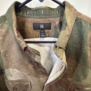 Banana Republic Men's Camouflage Shirt